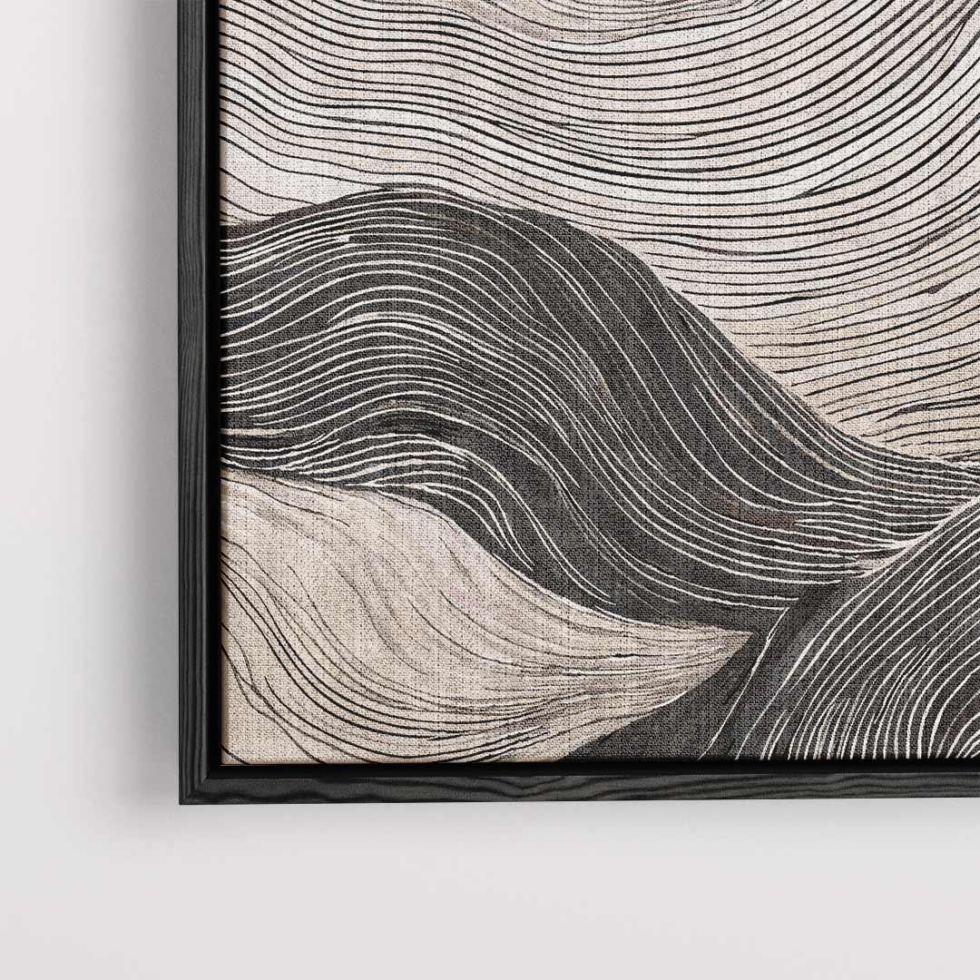 Linnen Bergenlandschap Kunstwerk-canvas-dibond-plexiglas-wanddecoratie-WallArtistic