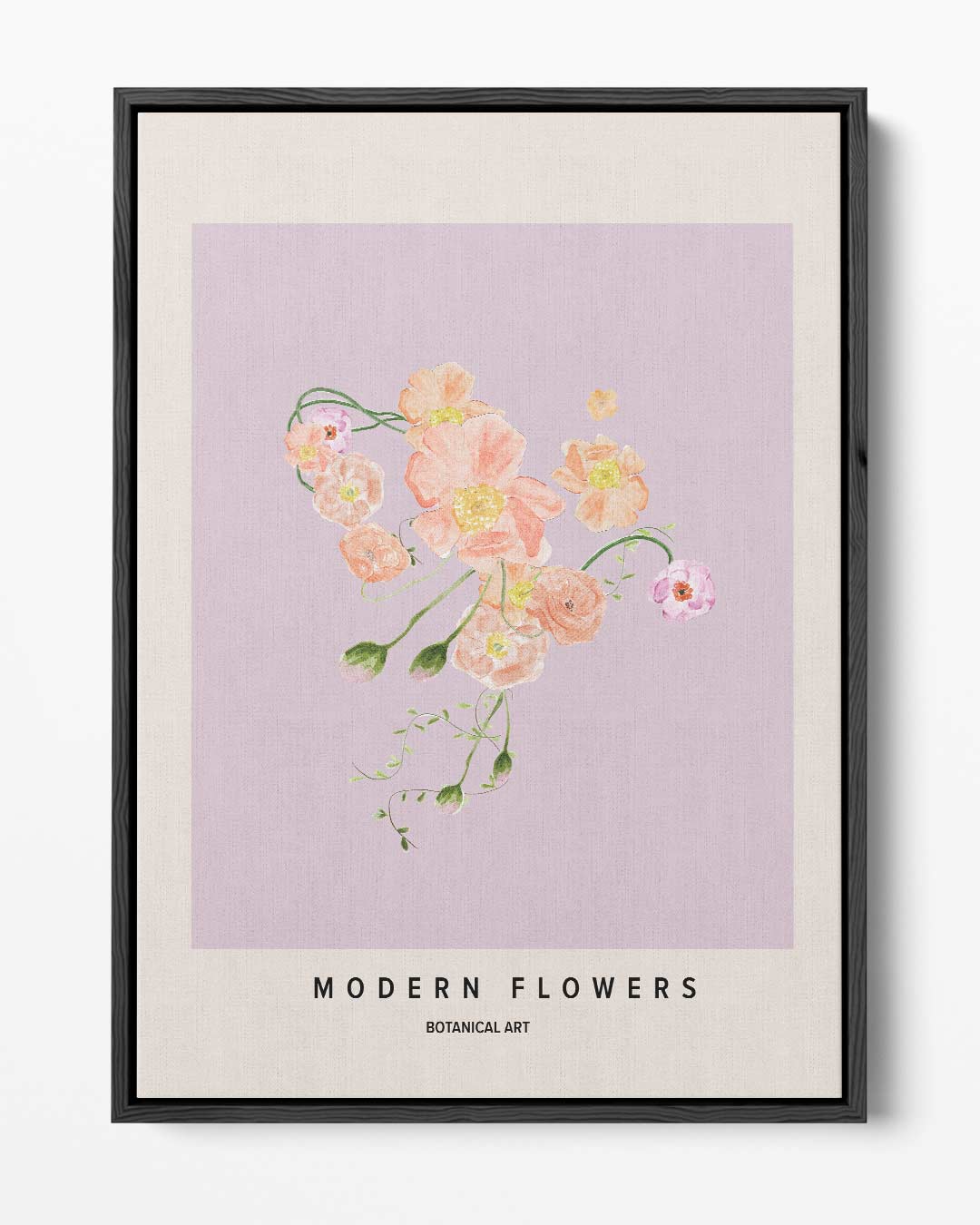 Bloeiende Moderniteit Kunstwerk-canvas-dibond-plexiglas-wanddecoratie-WallArtistic