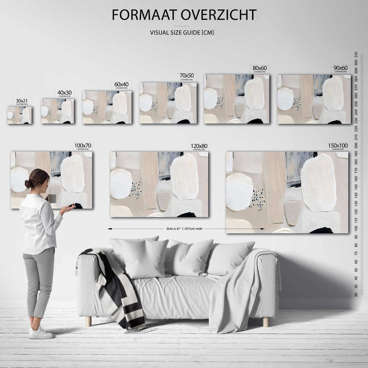 Abstracte vormen Poster