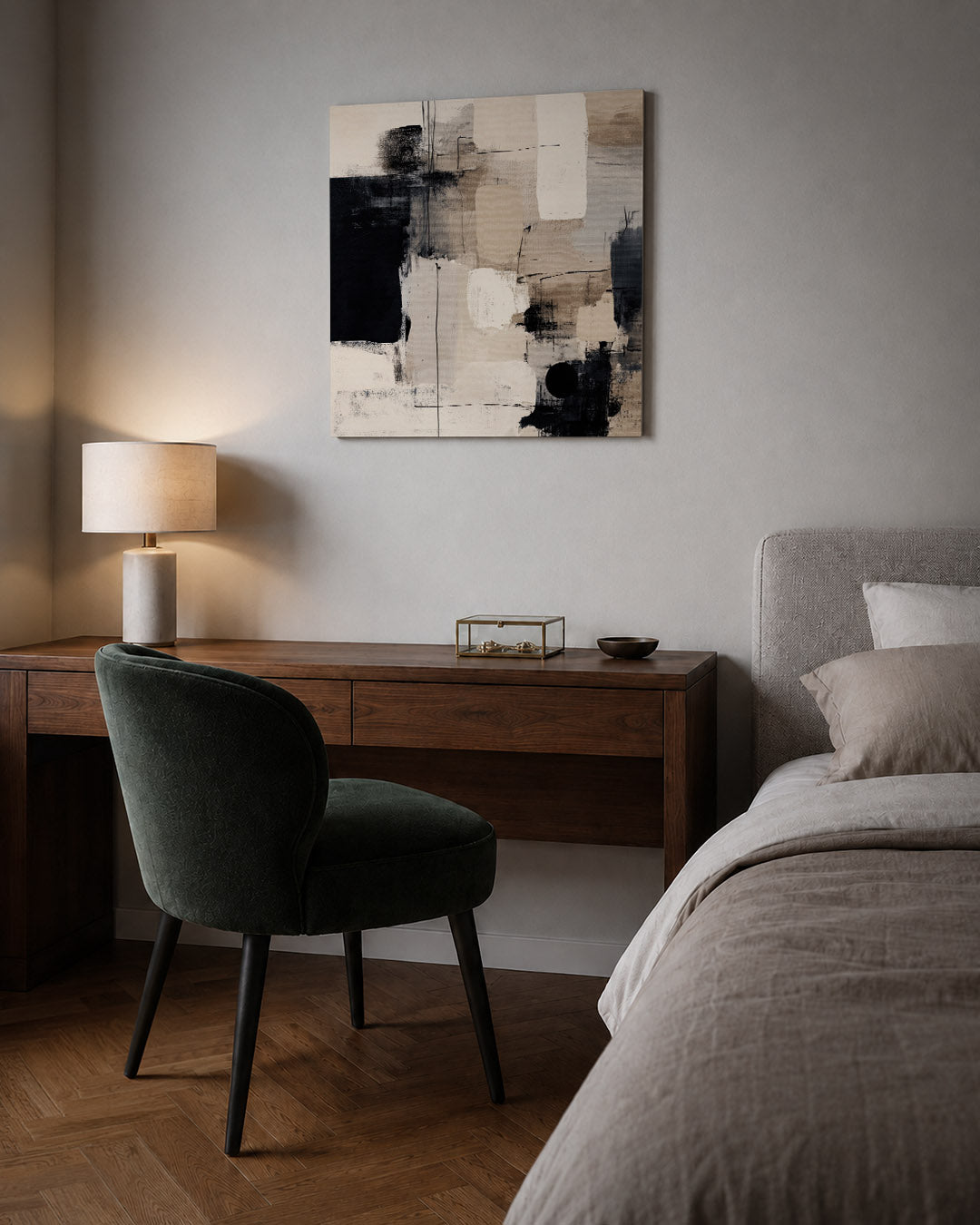 Geometrische compositie Kunstwerk