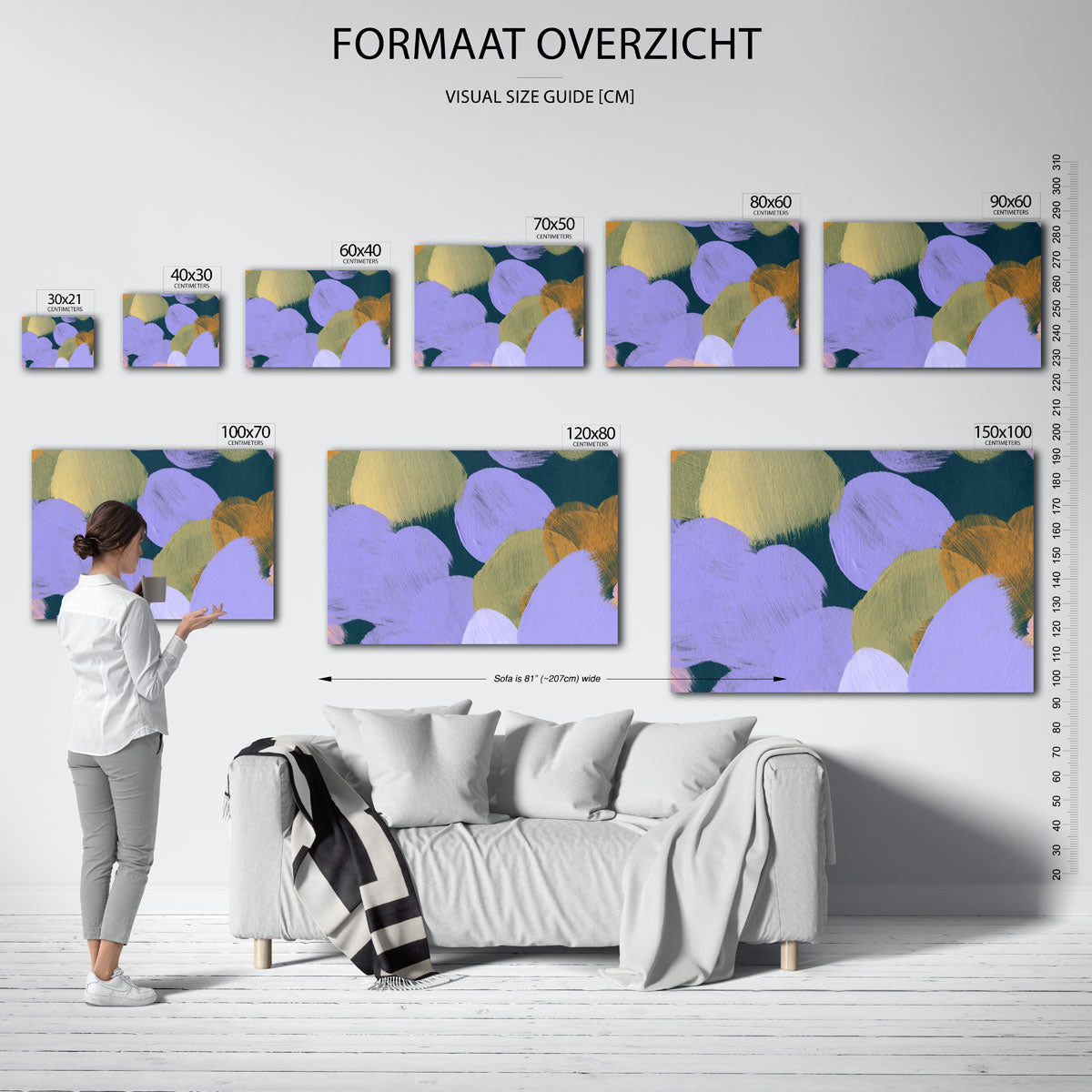 Abstracte vormen Poster