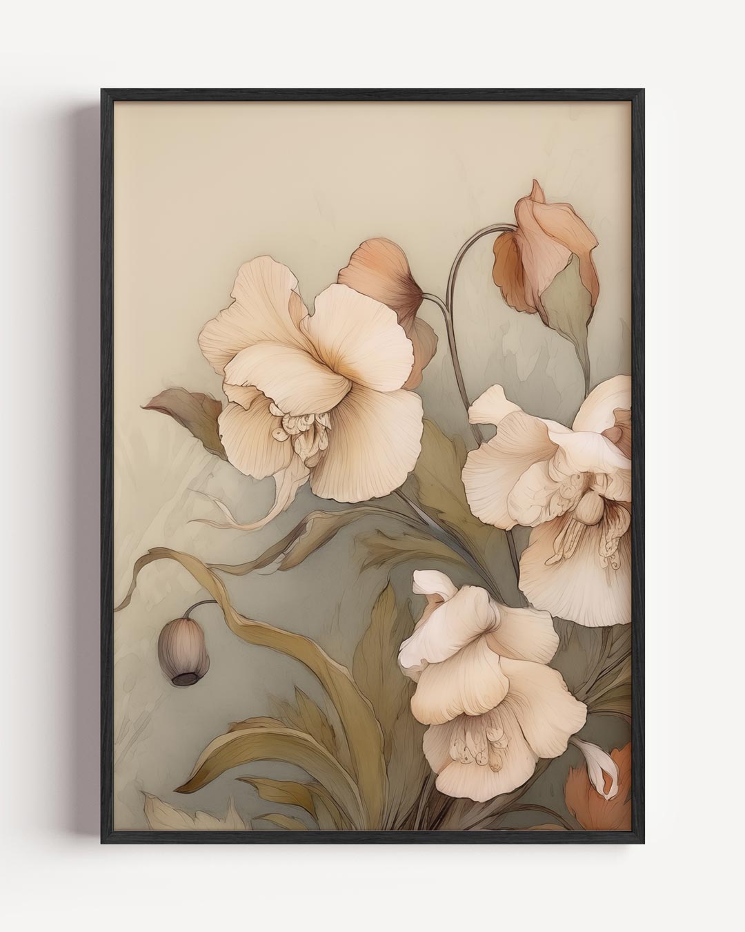 Elegante Bloemenpracht Poster-WallArtistic