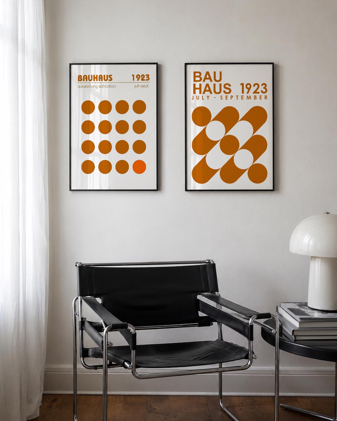 Cirkelritme en kleur Posterset