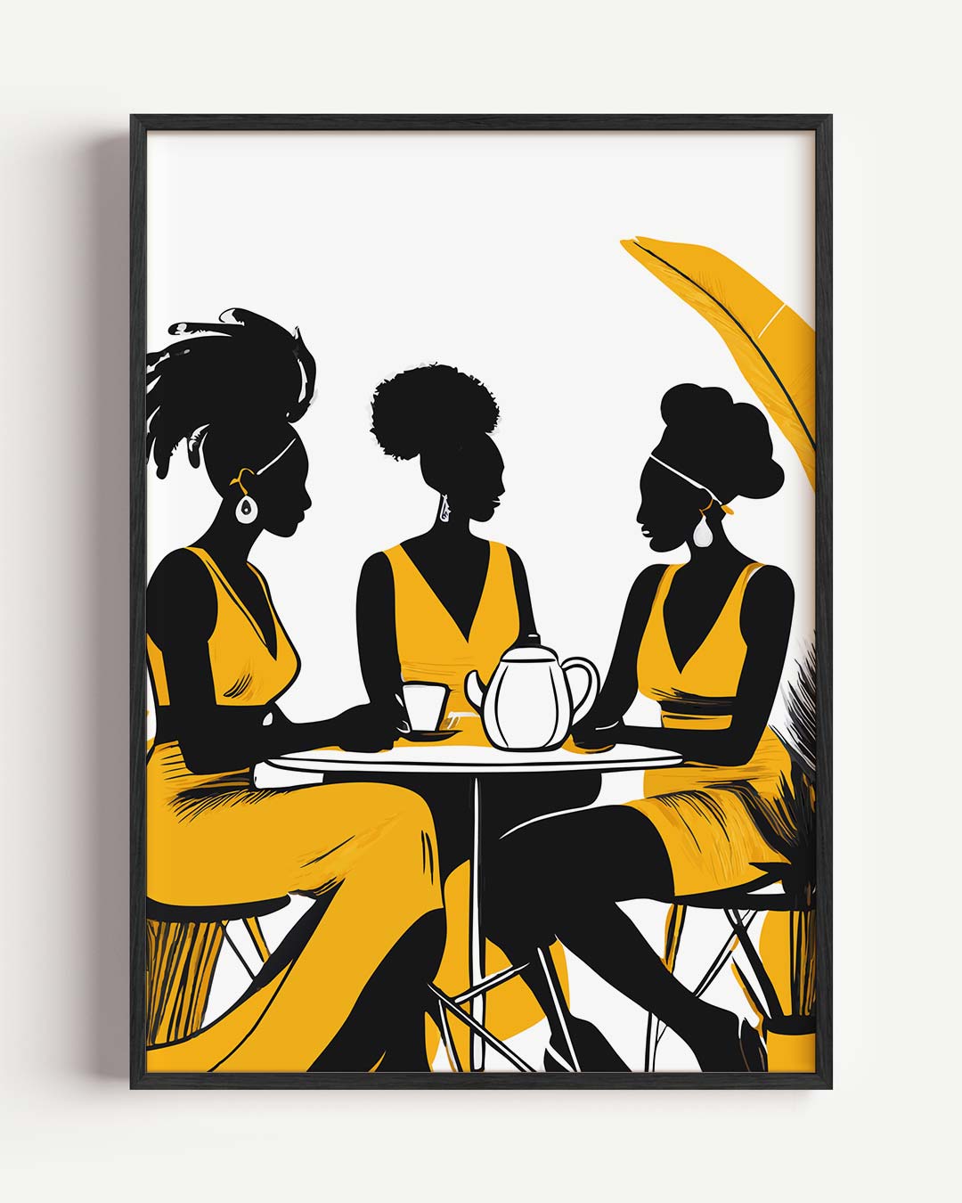 Vriendinnencafé Art Print Poster