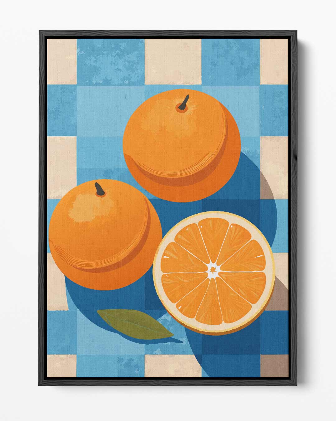 Oranje Frisse Stilleven Kunstwerk-canvas-dibond-plexiglas-wanddecoratie-WallArtistic