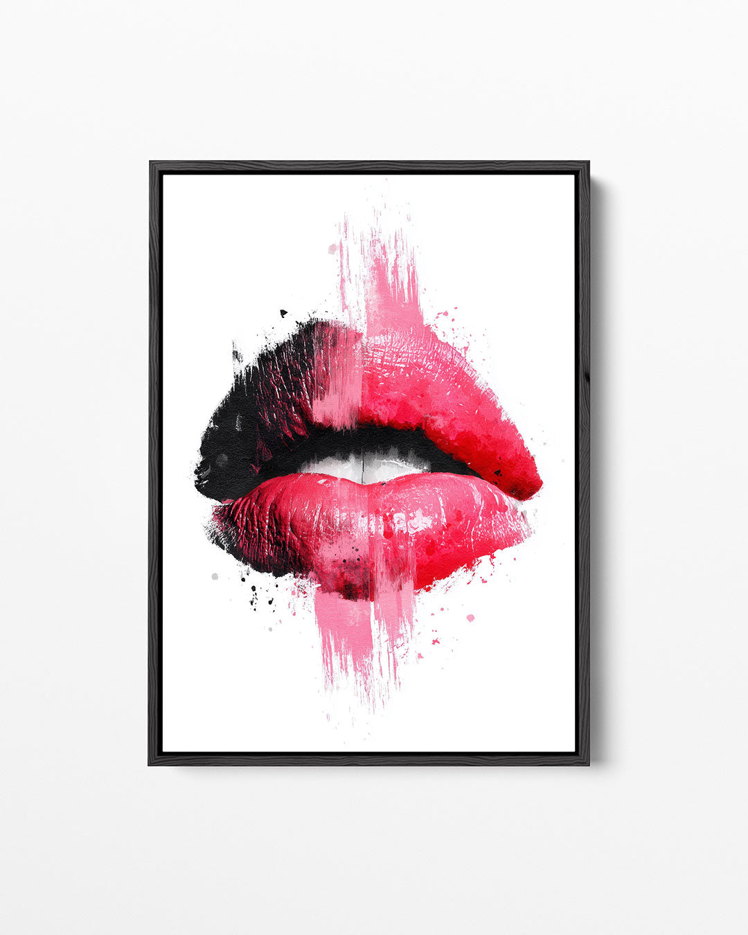 Expressieve lippen Kunstwerk