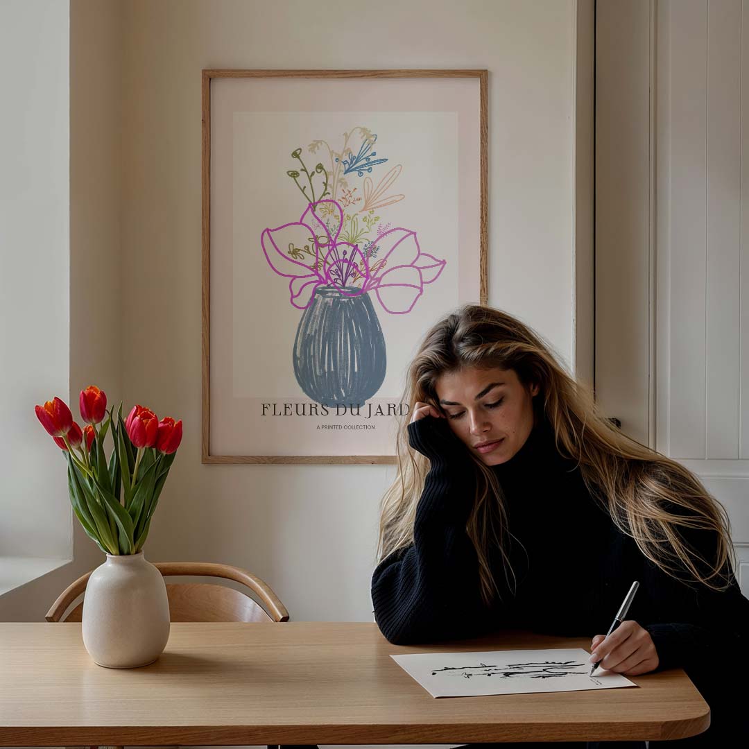 Fleurs du Jardin Poster-WallArtistic