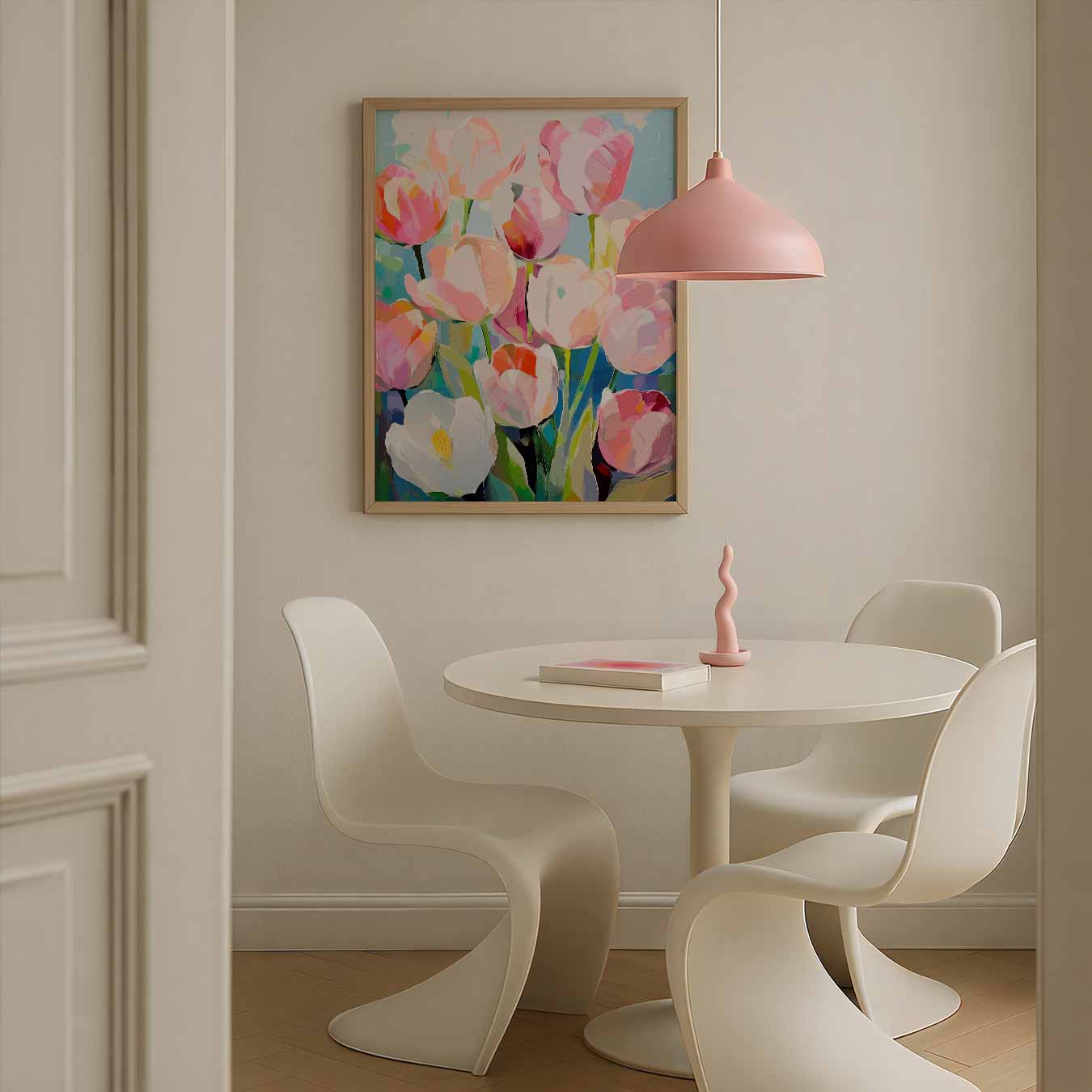 Kleurrijke Tulpenpracht Poster