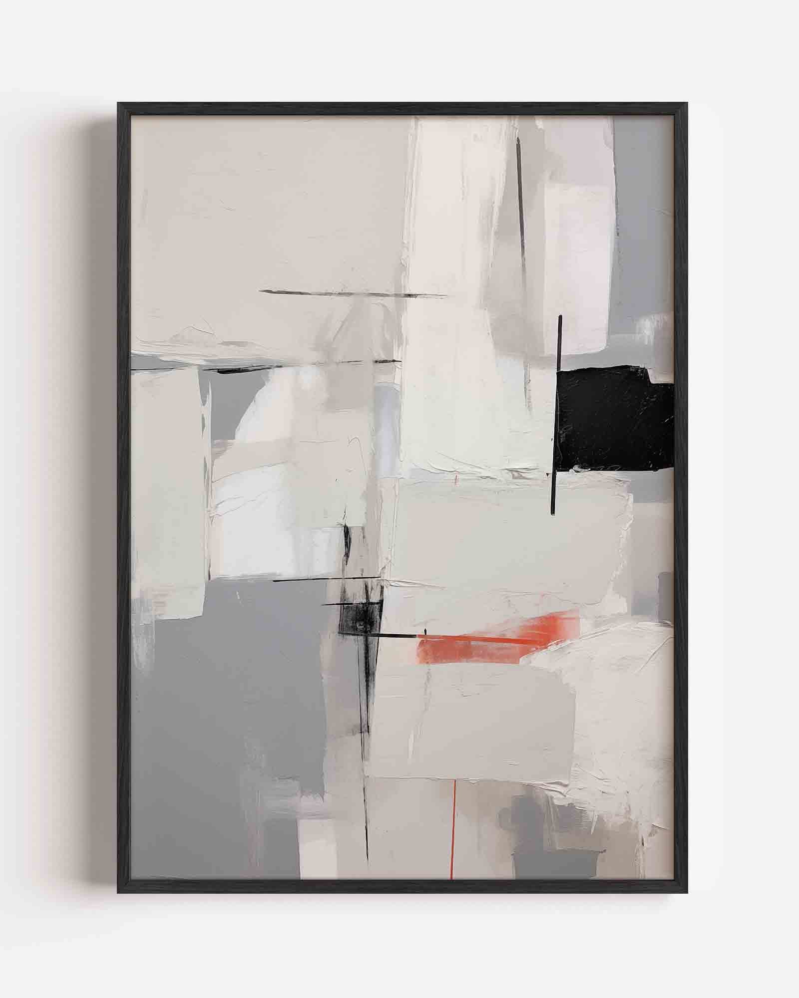 Abstracte vormen Poster