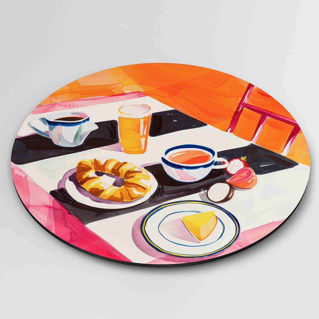 Ontbijt tafel Muurcirkel