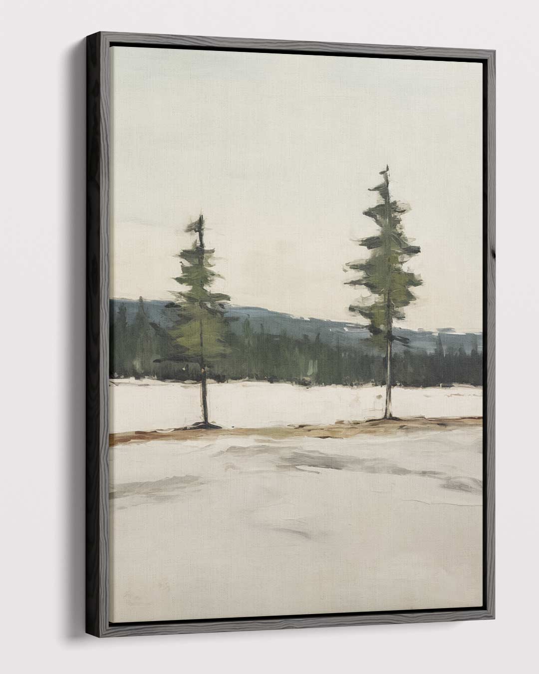 Winterse Rust in de Natuur Kunstwerk-canvas-dibond-plexiglas-wanddecoratie-WallArtistic