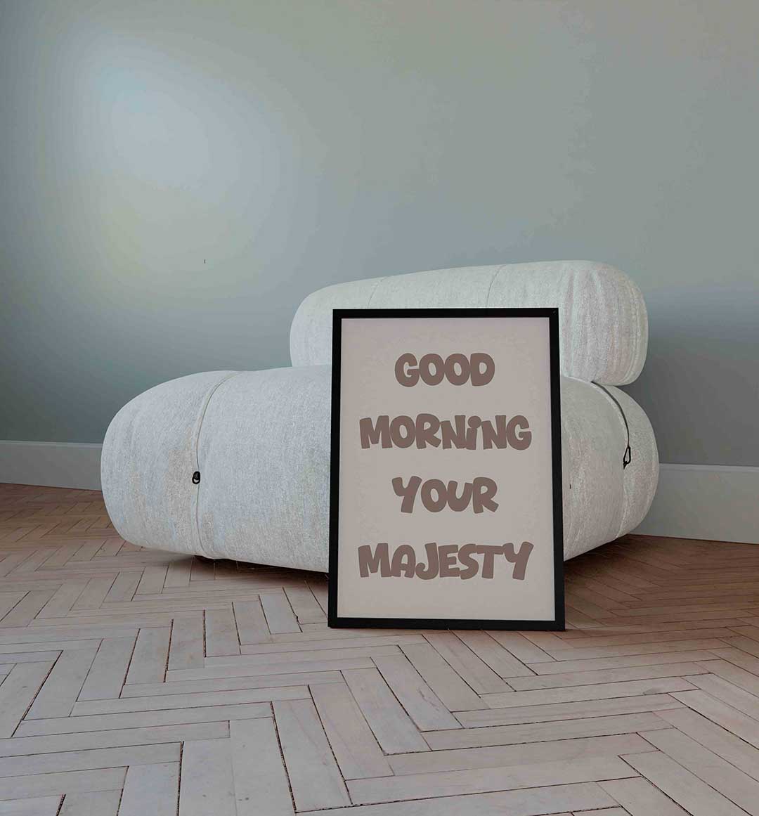 Good morning tekst Poster