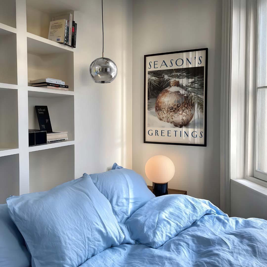 Luxueuze Kerstgroet Poster-WallArtistic