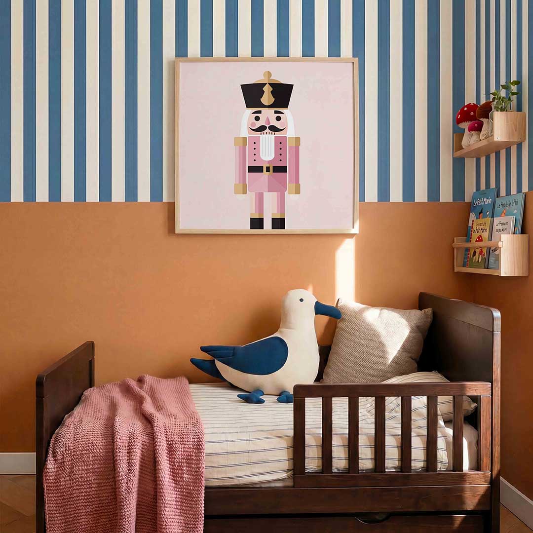Roze notenkraker Poster