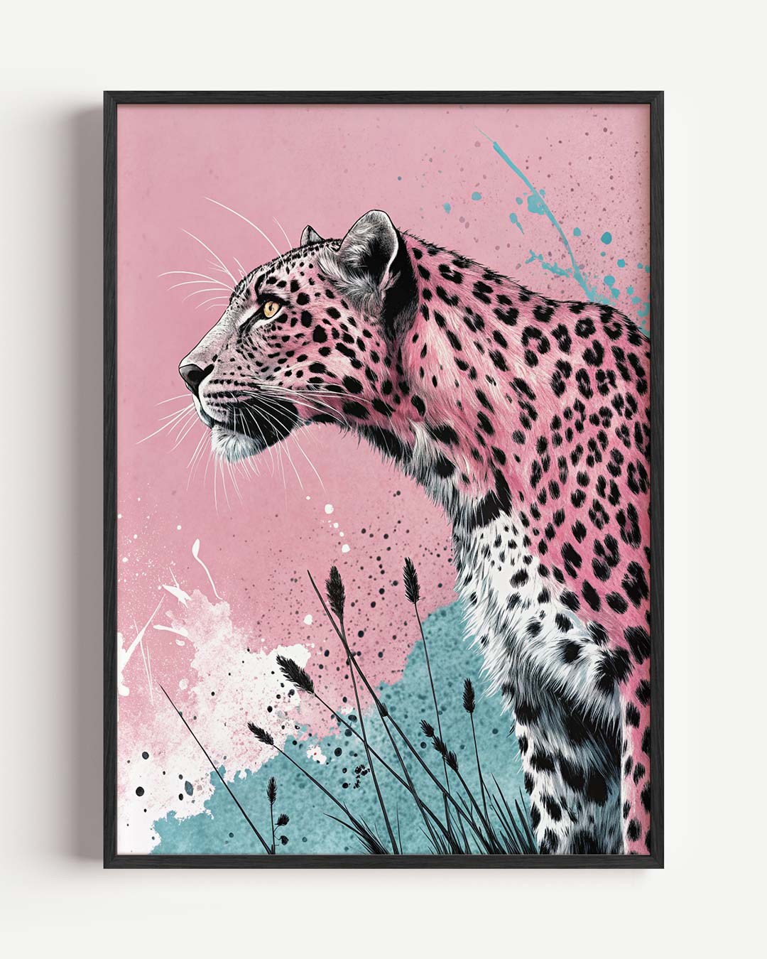 Stijlvolle Panterkunst Poster