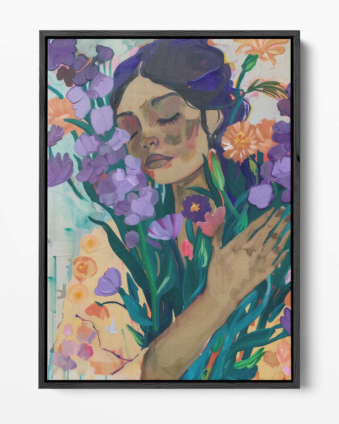 Bloemen en Dromen Kunstwerk-canvas-dibond-plexiglas-wanddecoratie-WallArtistic