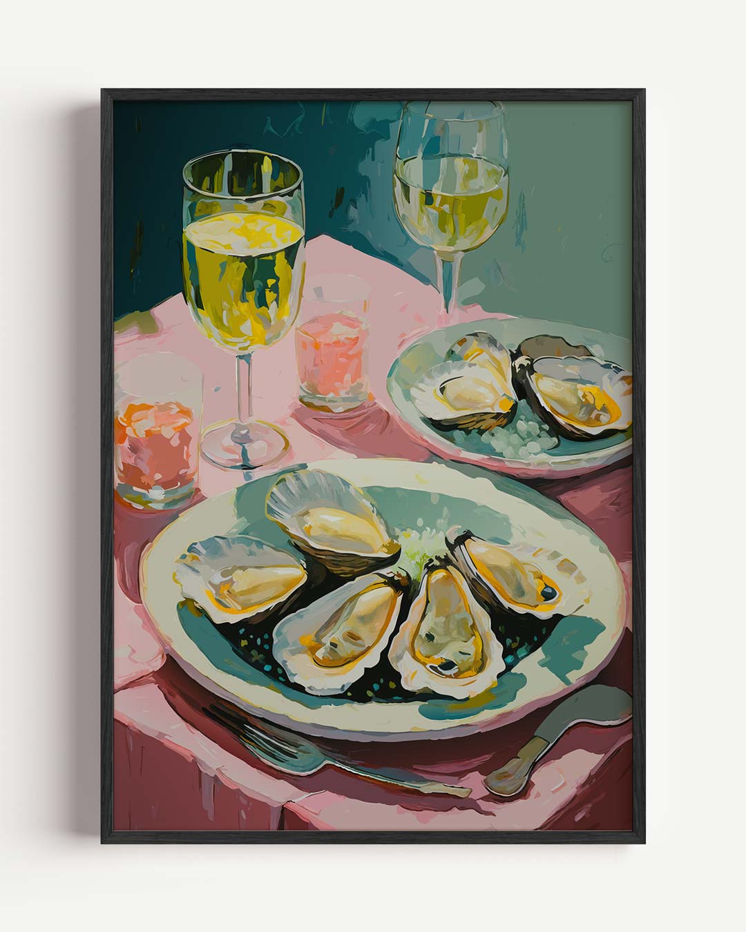 Elegante Oester Avond Poster