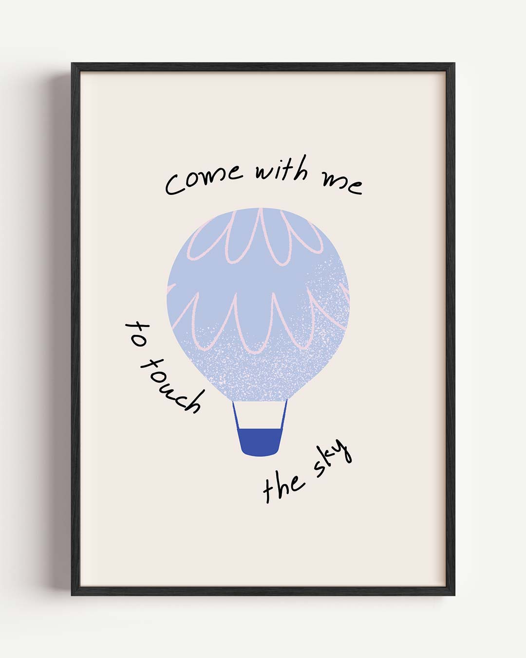 Dromerige Luchtballon Inspiratieposter