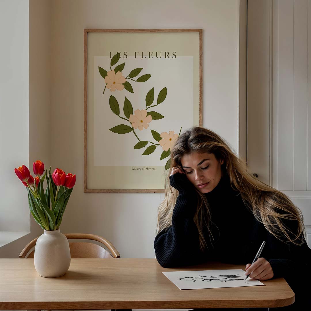 Les Fleurs Bloemenposter-WallArtistic