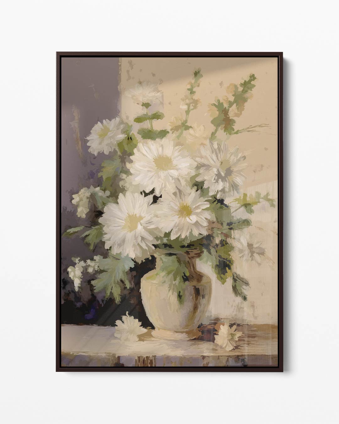 Bloemenpracht in Vaas Kunstwerk-canvas-dibond-plexiglas-wanddecoratie-WallArtistic