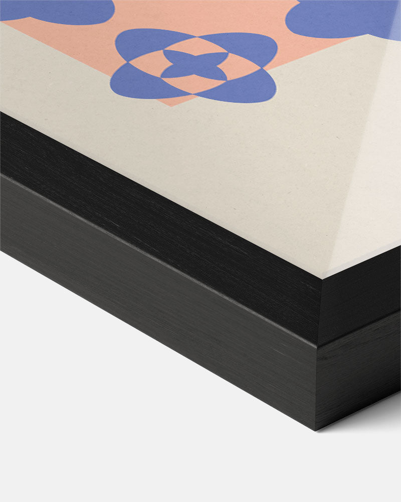 Bloemenpatroon Poster-WallArtistic
