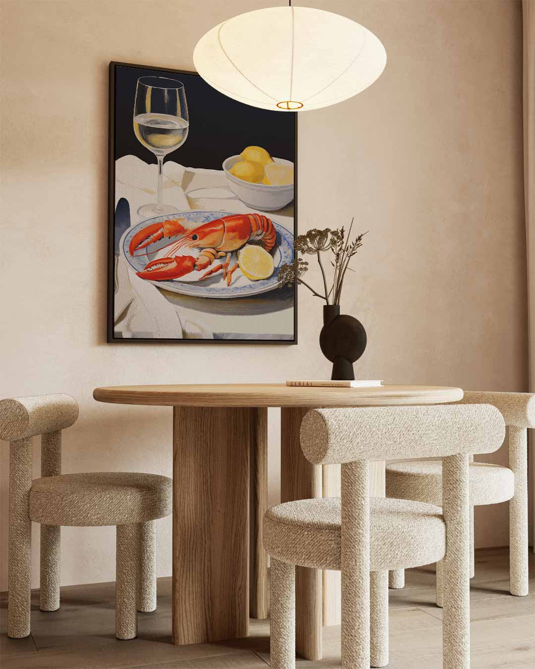 Zeebanket Stillleven Kunstwerk-canvas-dibond-plexiglas-wanddecoratie-WallArtistic