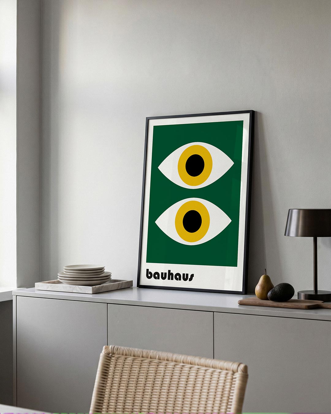 Oogvormen en kleur Poster