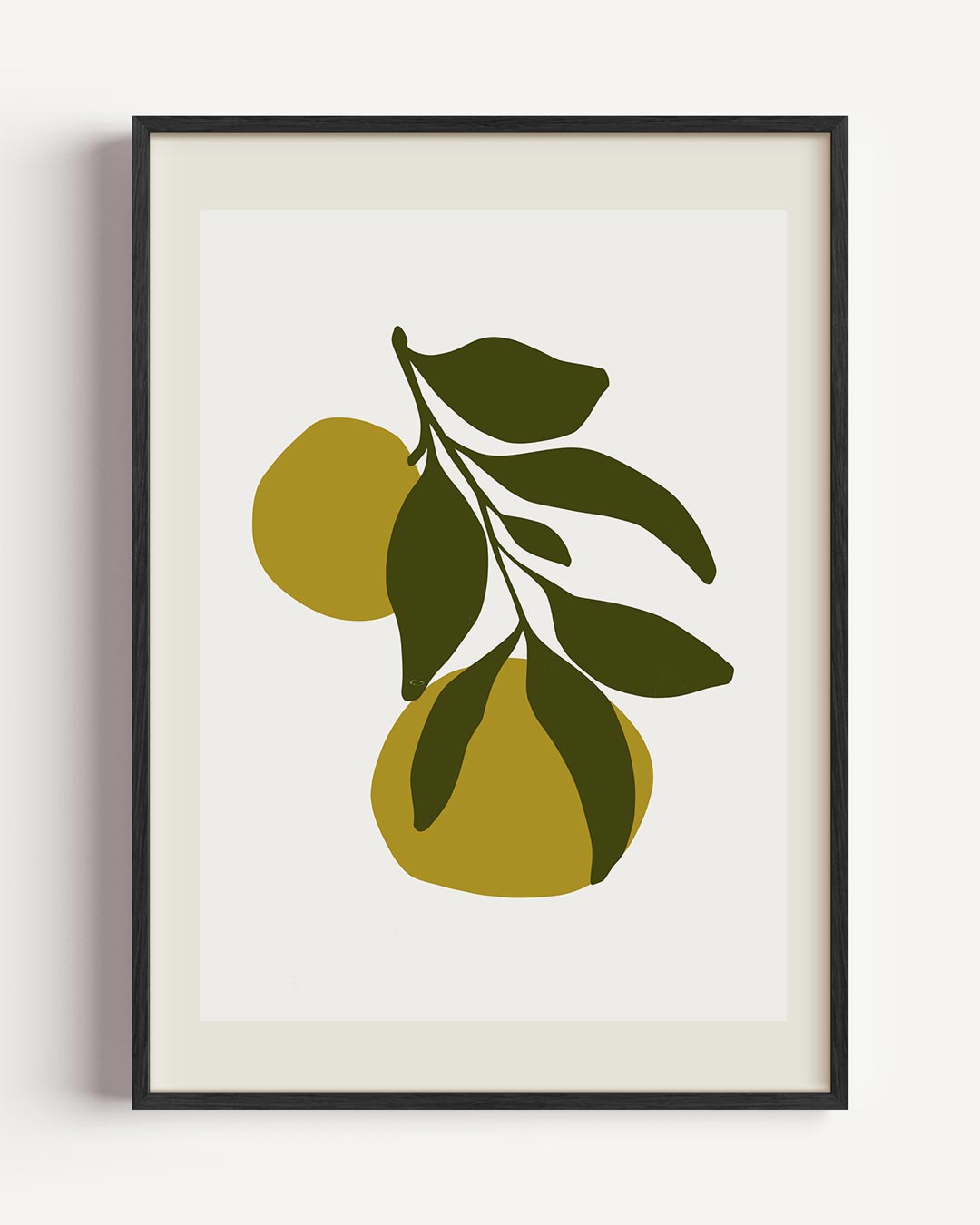 Lemony Vibes Wanddecoratie Poster-WallArtistic