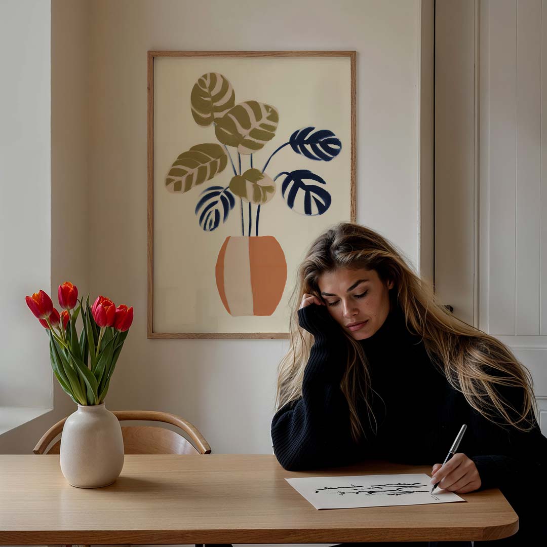 Stijlvolle Botanische Kunstposter-WallArtistic