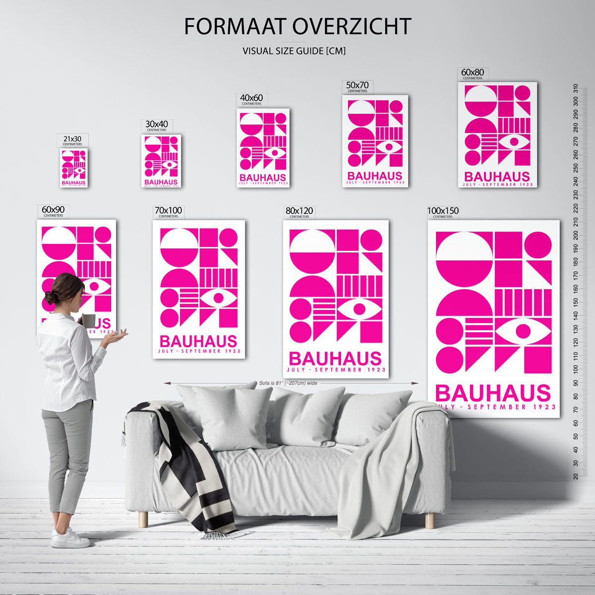Vormen en vlakken Poster