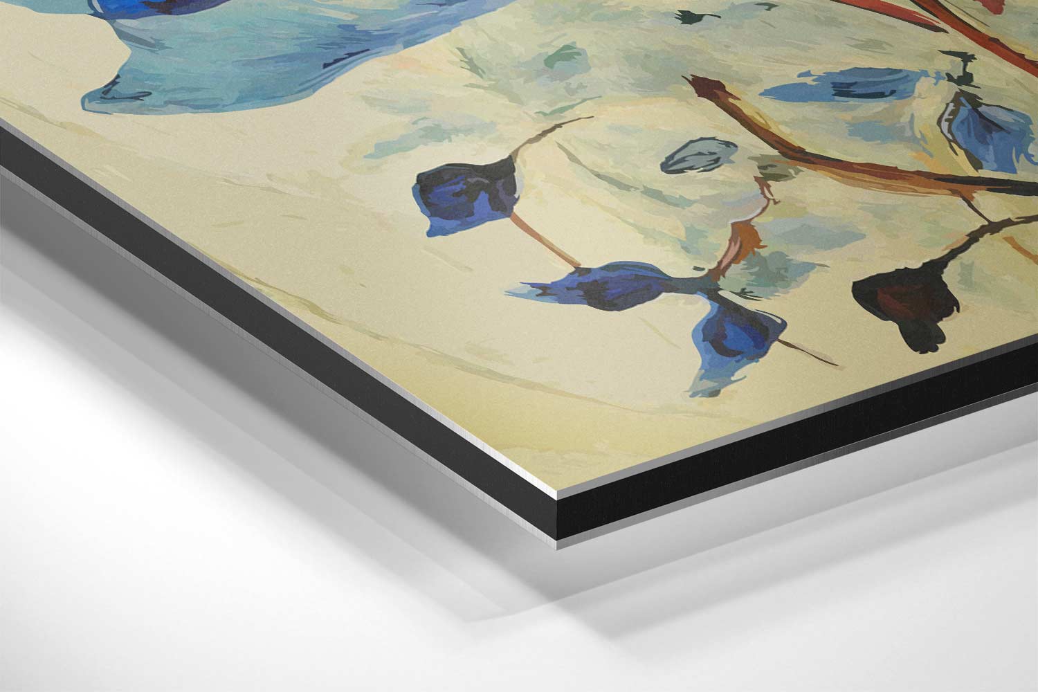 Bloeiende Herinneringen Kunstwerk-canvas-dibond-plexiglas-wanddecoratie-WallArtistic