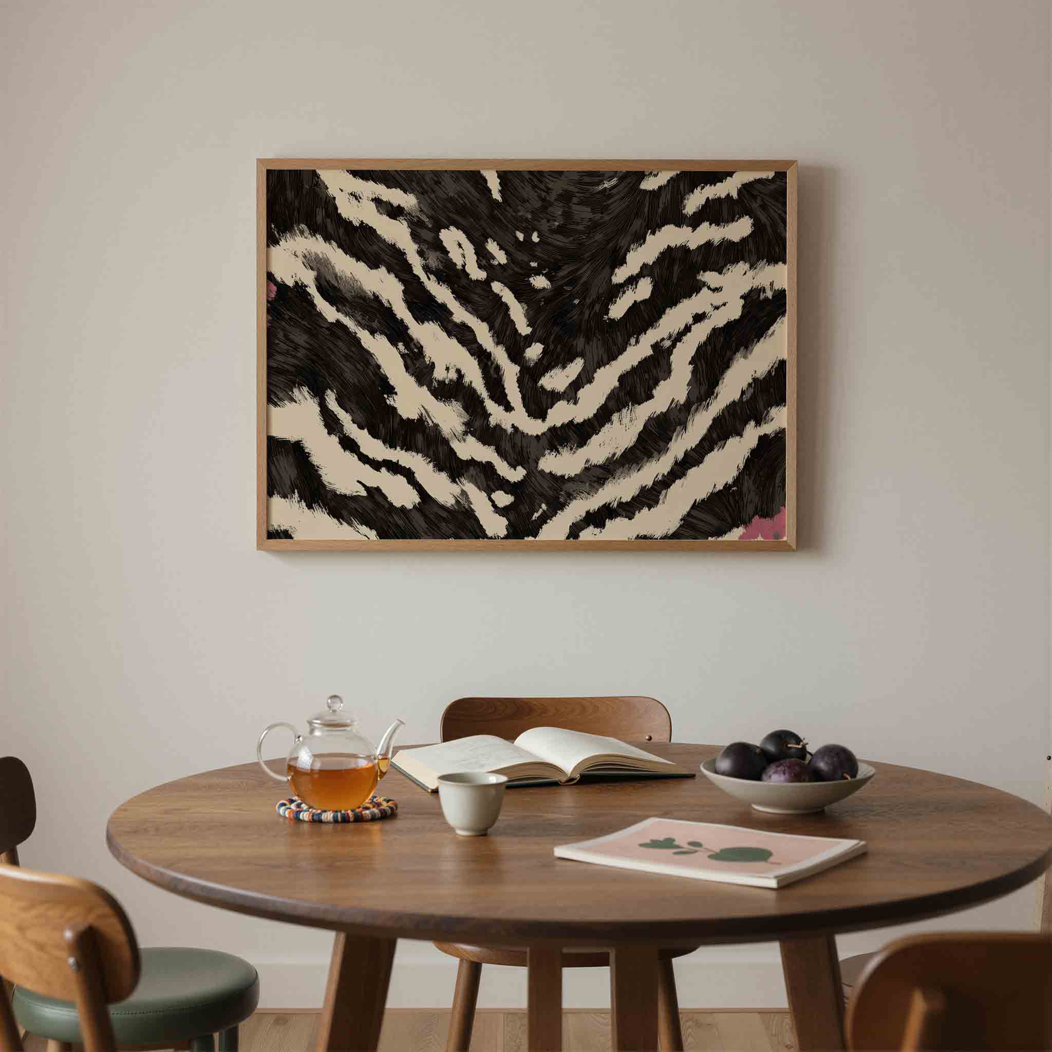 Abstracte strepen Poster