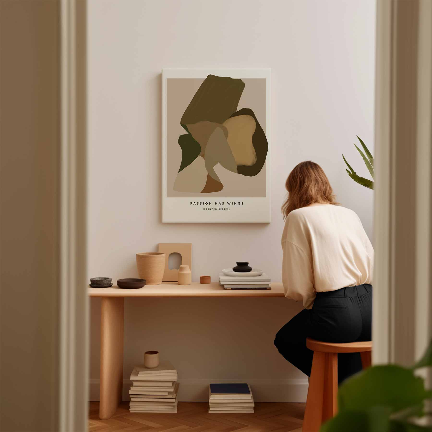 Abstracte Vibratie Kunstwerk-canvas-dibond-plexiglas-wanddecoratie-WallArtistic