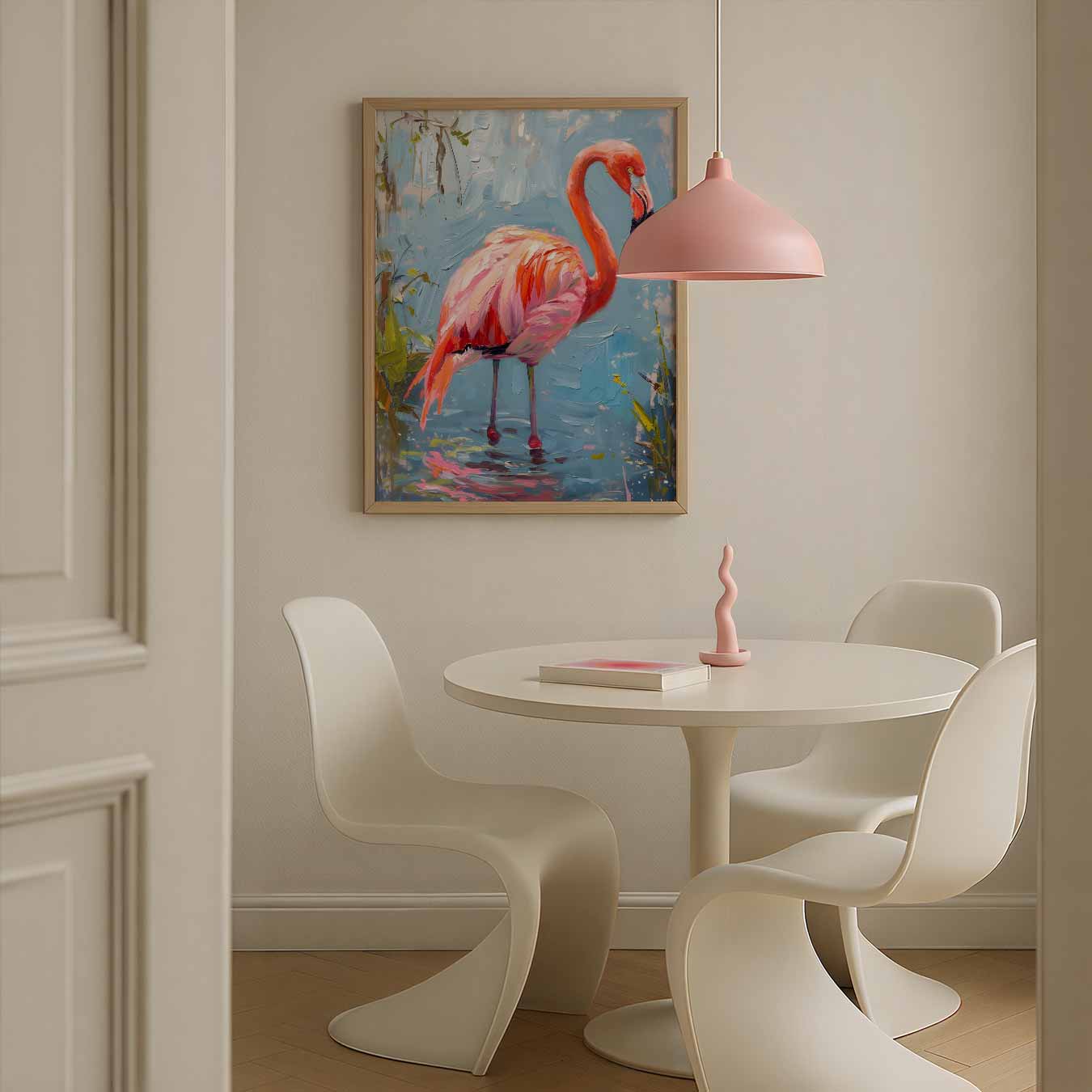 Kleurrijke Flamingo Droom Poster