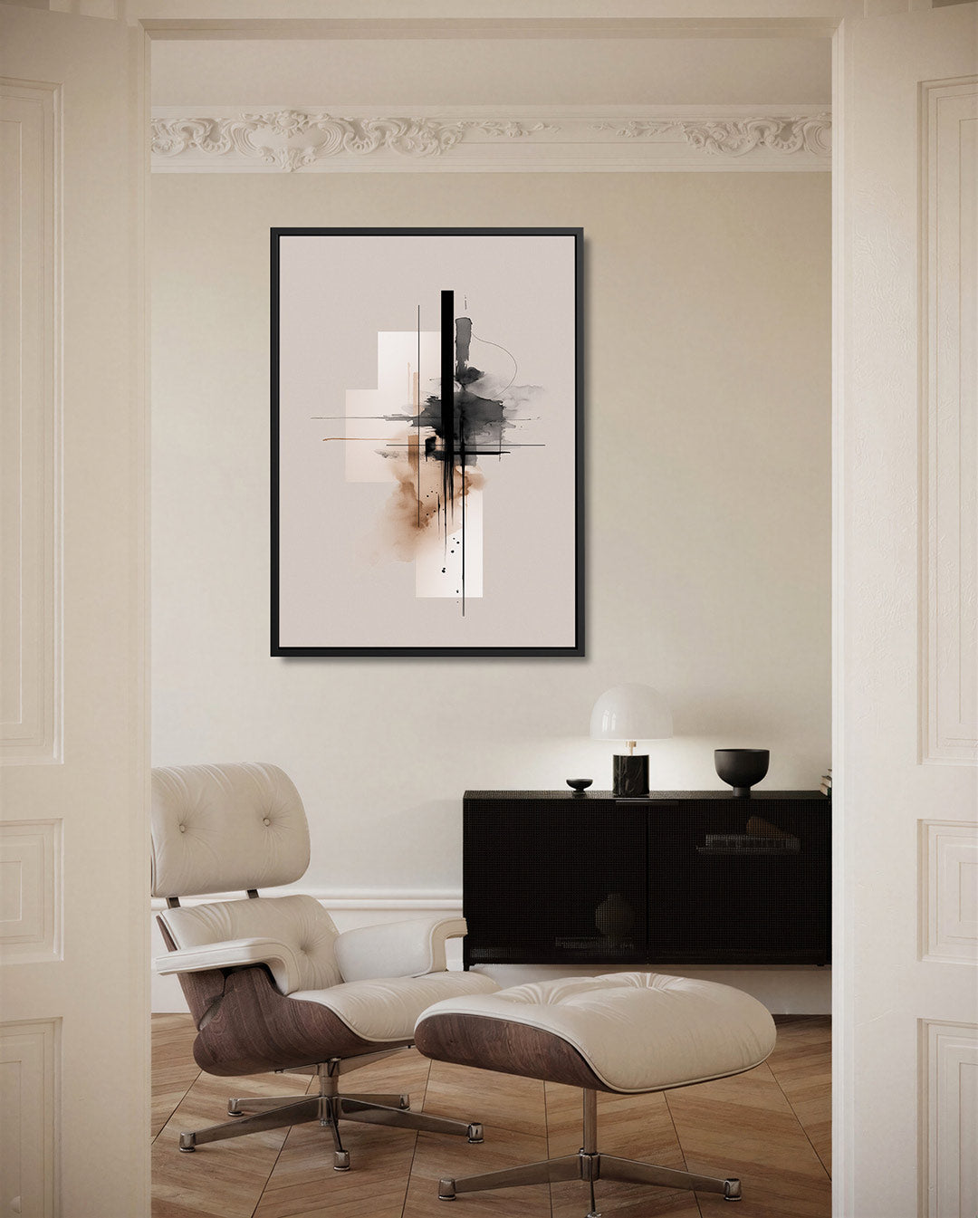 Geometrische lijnen Kunstwerk