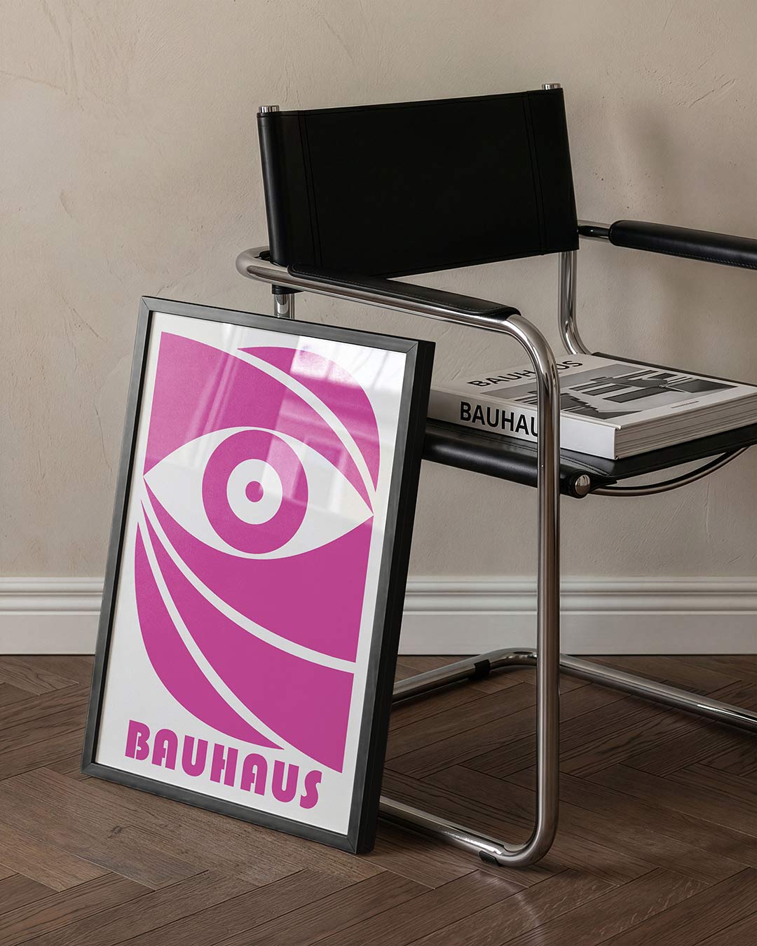 Oogvorm en lijnen Poster