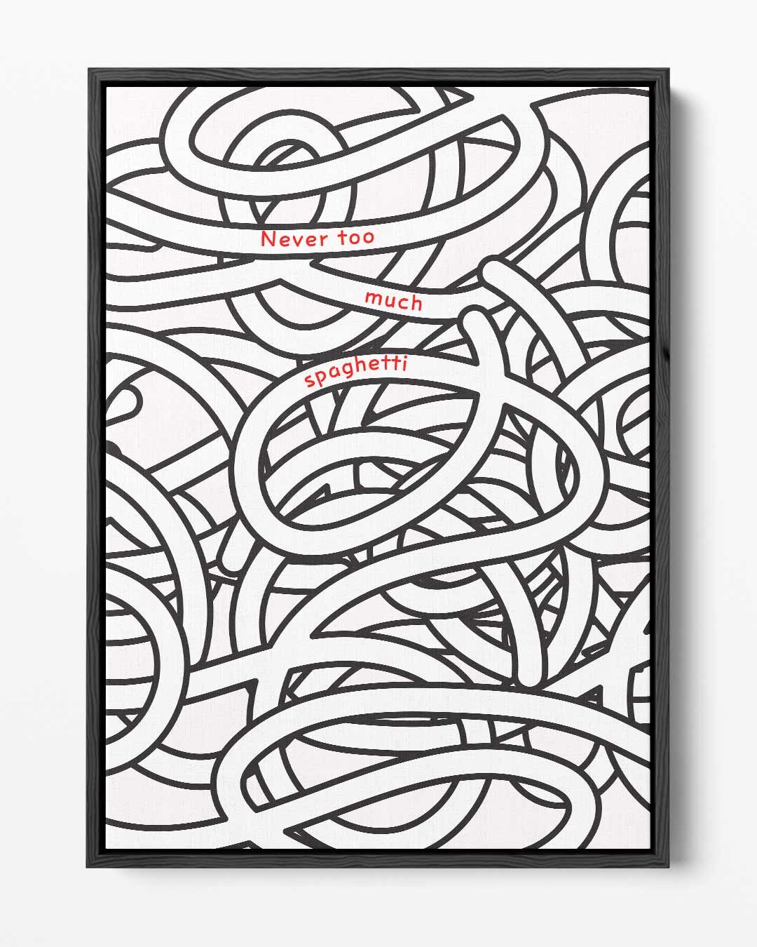 Spaghetti Dromen Kunstwerk-canvas-dibond-plexiglas-wanddecoratie-WallArtistic