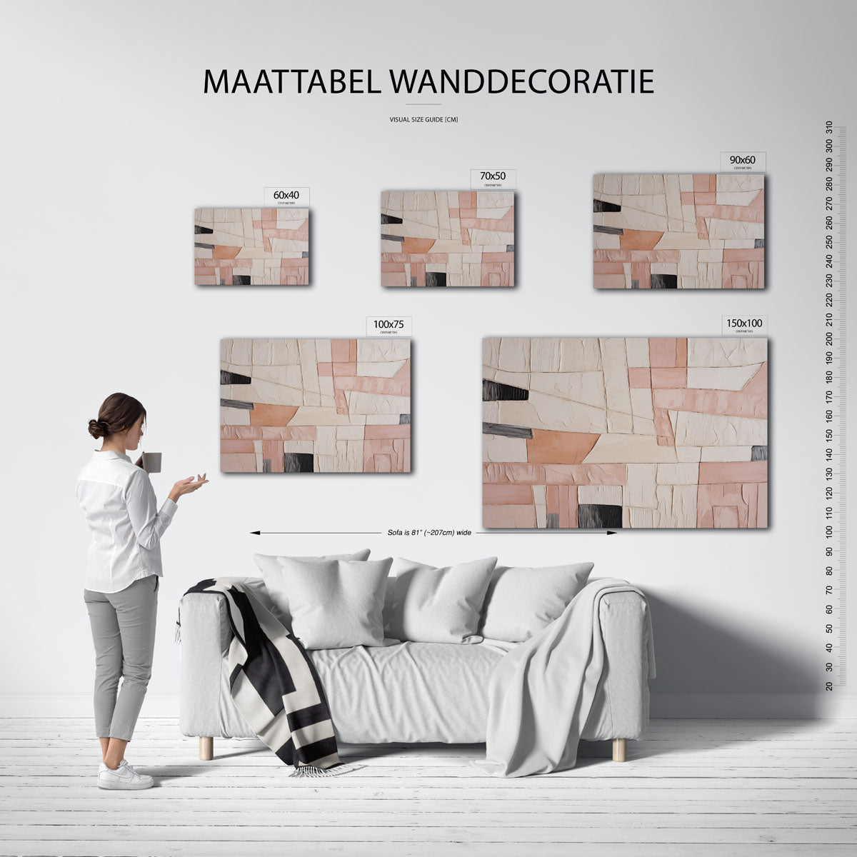 Geometrische vormen Kunstwerk