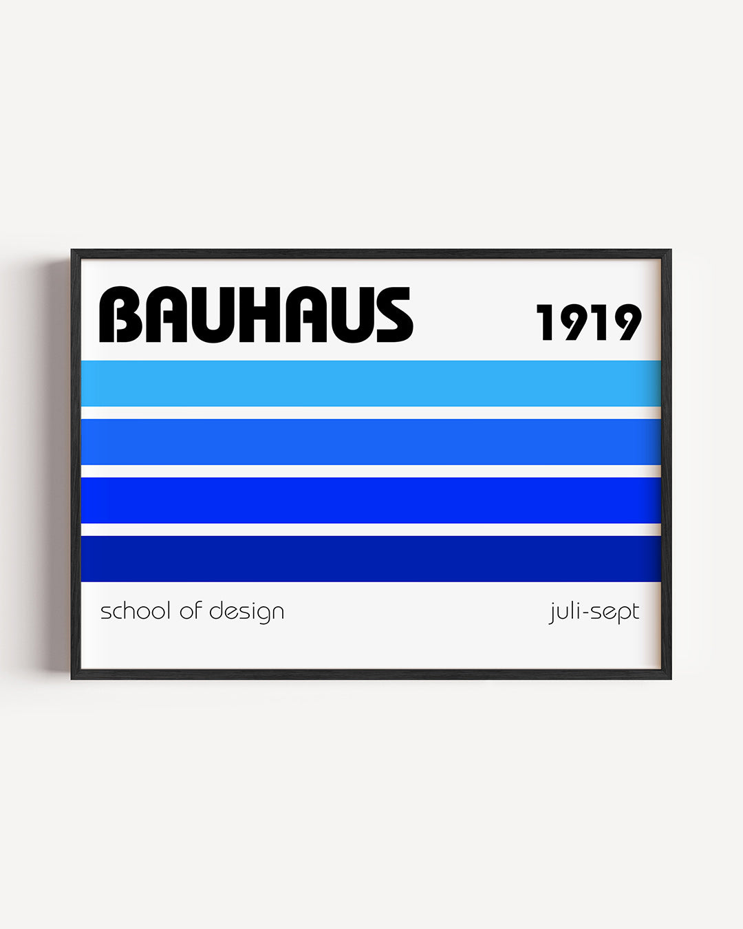 Kleurvlakken en lijnen Poster