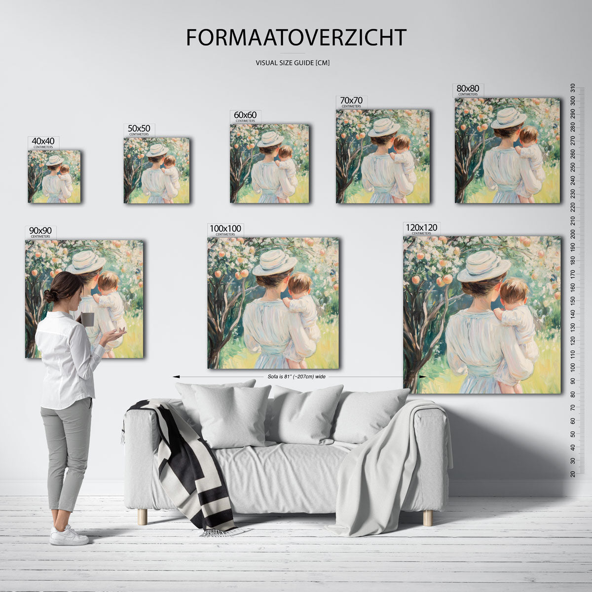 Moeder en kind Poster