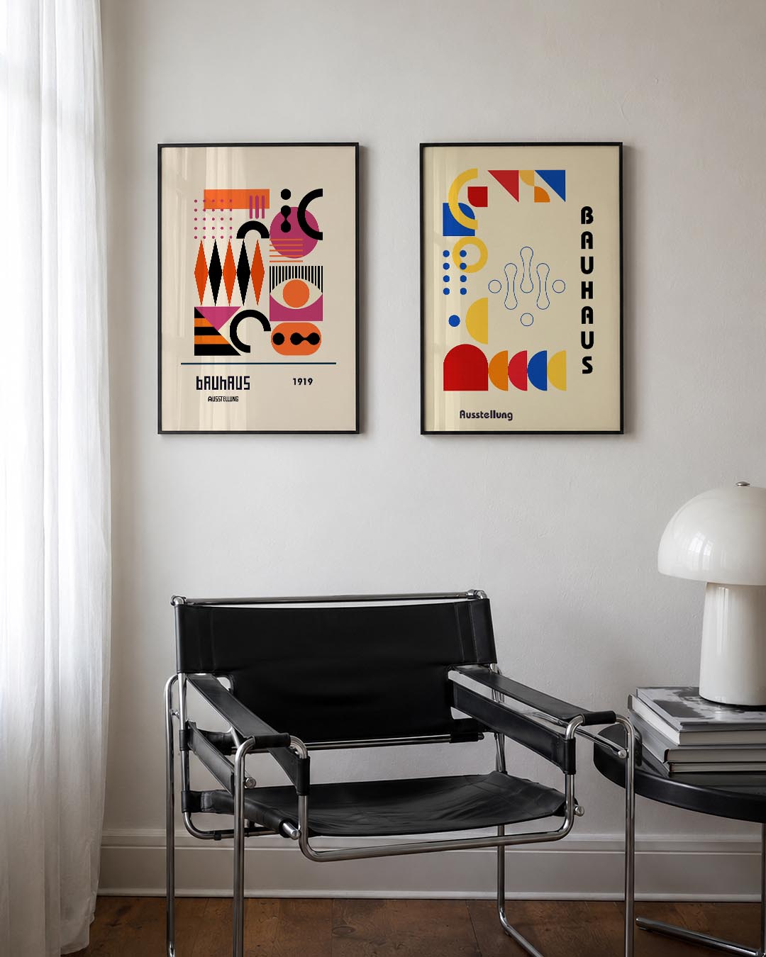 Vormen en kleurvlakken Posterset