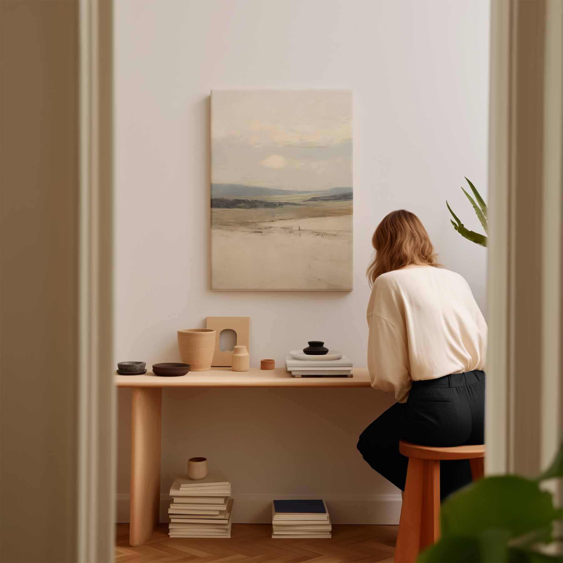 Zachte Vergezichten Kunstwerk-canvas-dibond-plexiglas-wanddecoratie-WallArtistic
