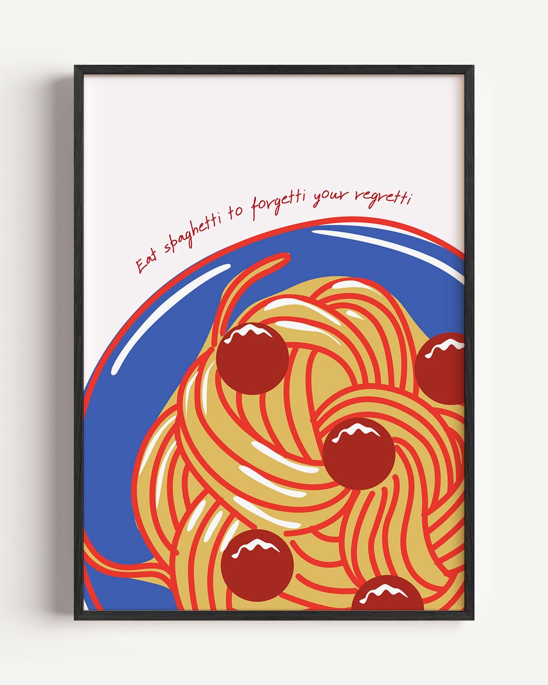 Spaghetti Regretti Poster