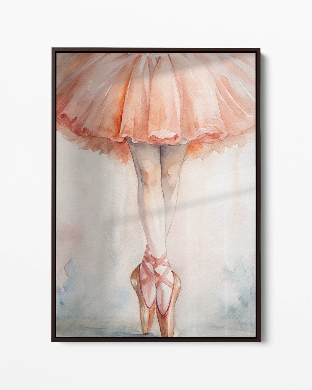 Elegante Ballerina Kunstwerk-canvas-dibond-plexiglas-wanddecoratie-WallArtistic