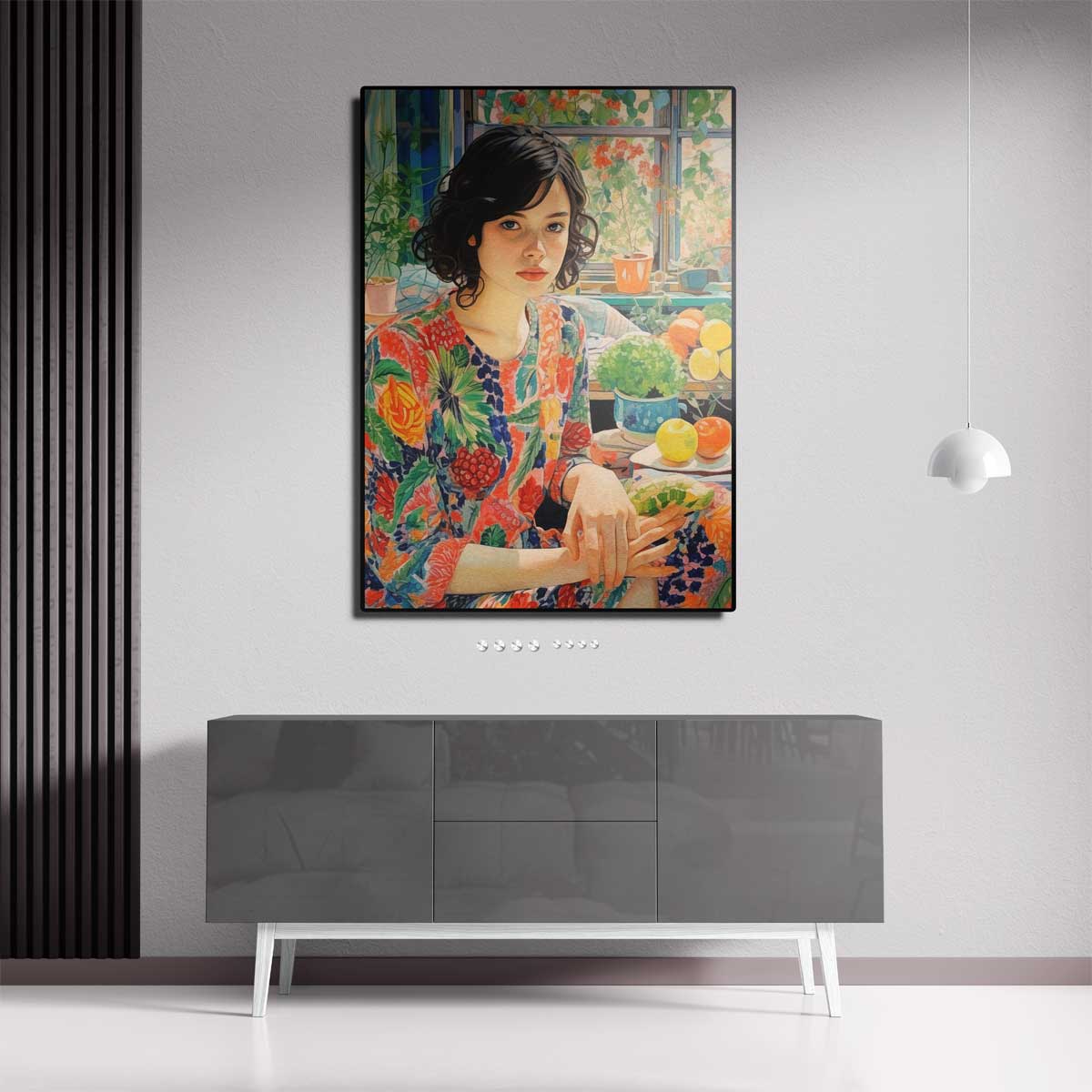 Kleurrijke Zomer Droom Kunstwerk-canvas-dibond-plexiglas-wanddecoratie-WallArtistic