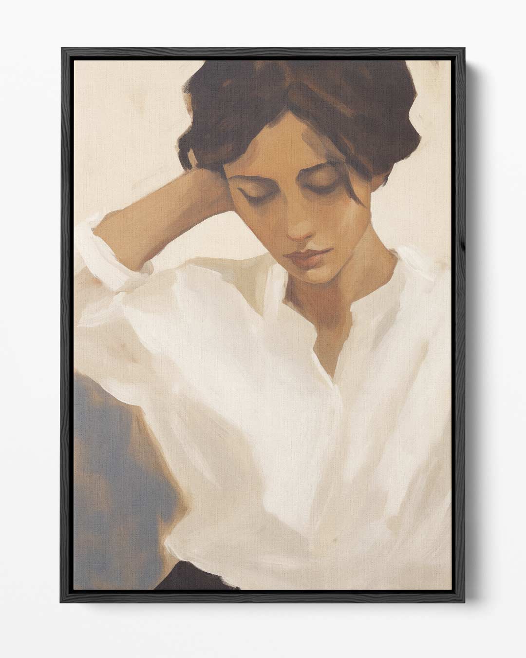 Vredige Overpeinzing Kunstwerk-canvas-dibond-plexiglas-wanddecoratie-WallArtistic