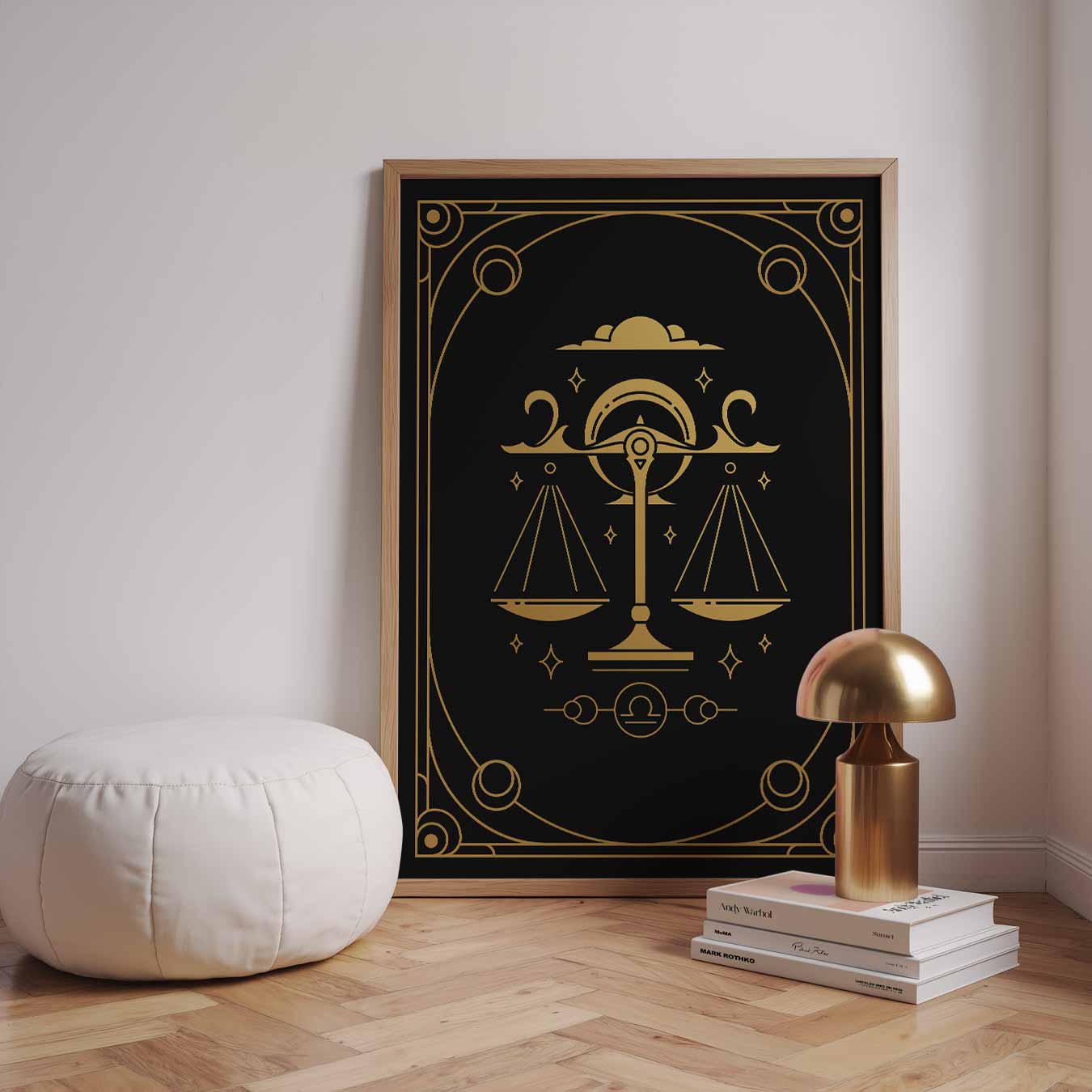 Stijlvolle Weegschaal Poster