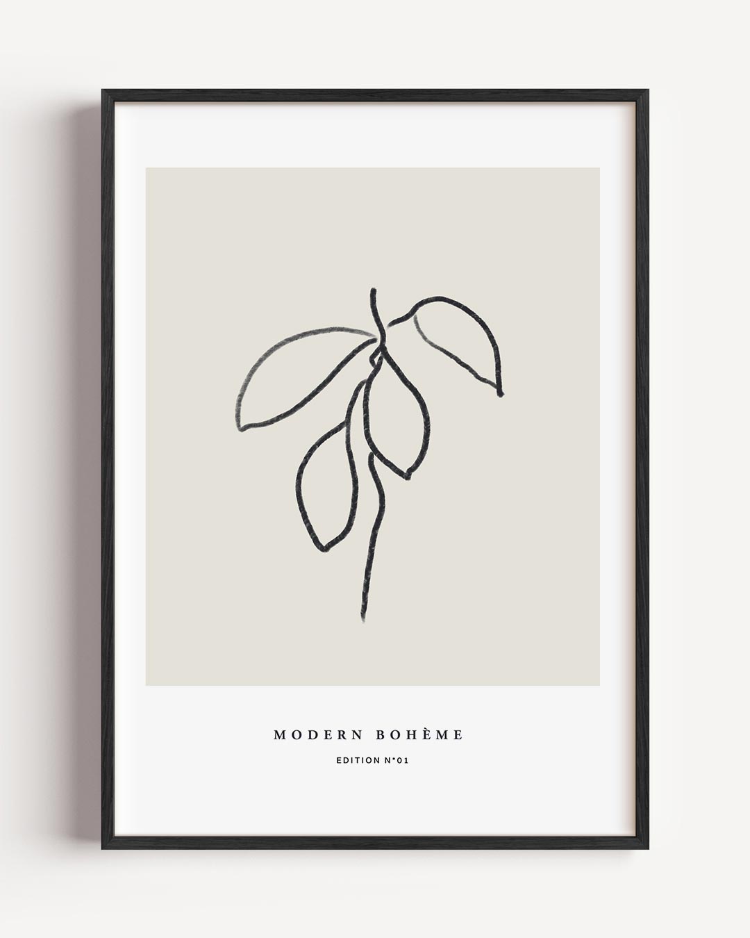 Moderne Boho-Lijntekening Poster-WallArtistic
