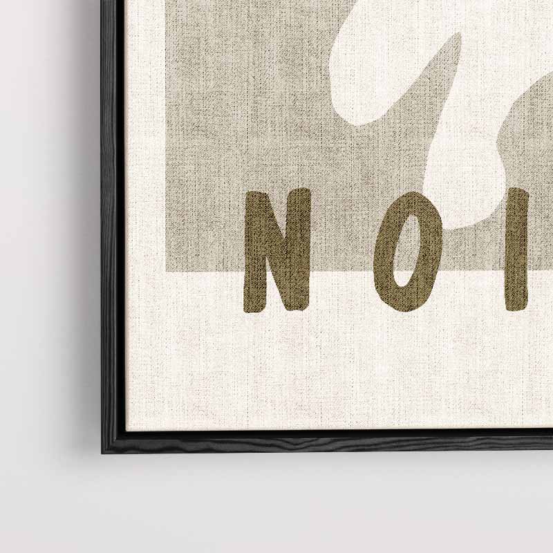 Minimalistisch Creatief Abstract in Beige Kunstwerk-canvas-dibond-plexiglas-wanddecoratie-WallArtistic