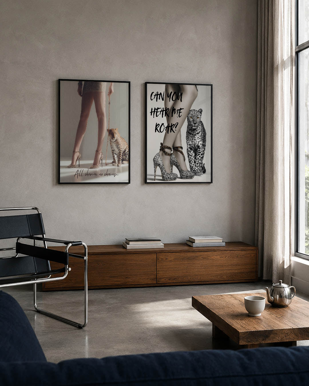 Elegante ontmoeting Posterset